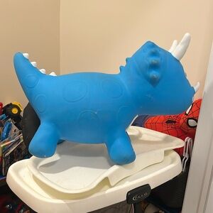 Inflatable kids bouncing dinosaur